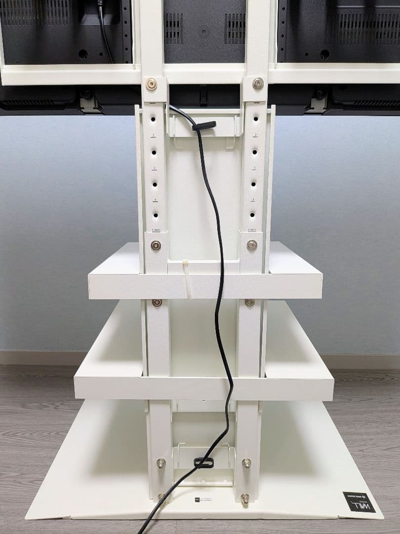 WALL インテリアテレビスタンド V3 ハイタイプマルチデバイスホルダーセット