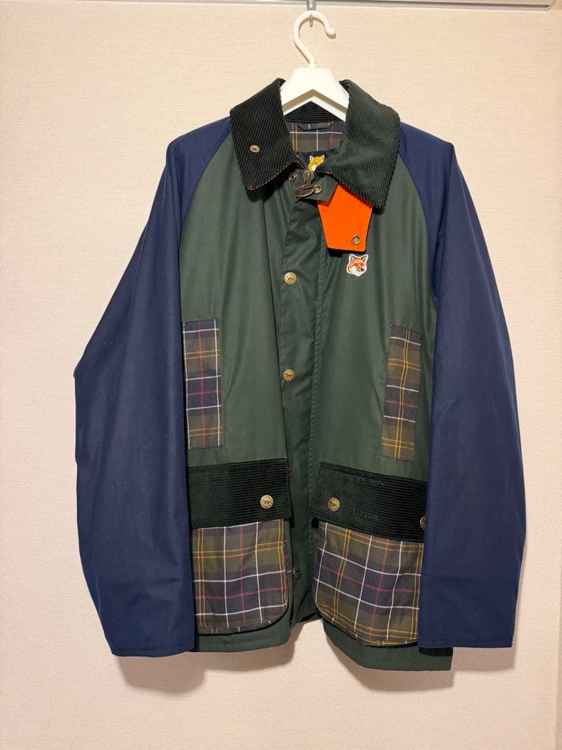 ジャケット・アウター maisonkitsune barbour Beaufort wax