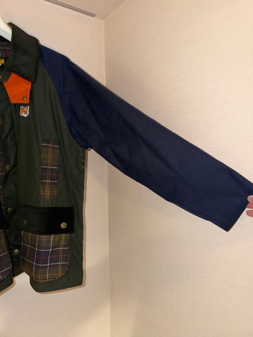 ジャケット・アウター maisonkitsune barbour Beaufort wax
