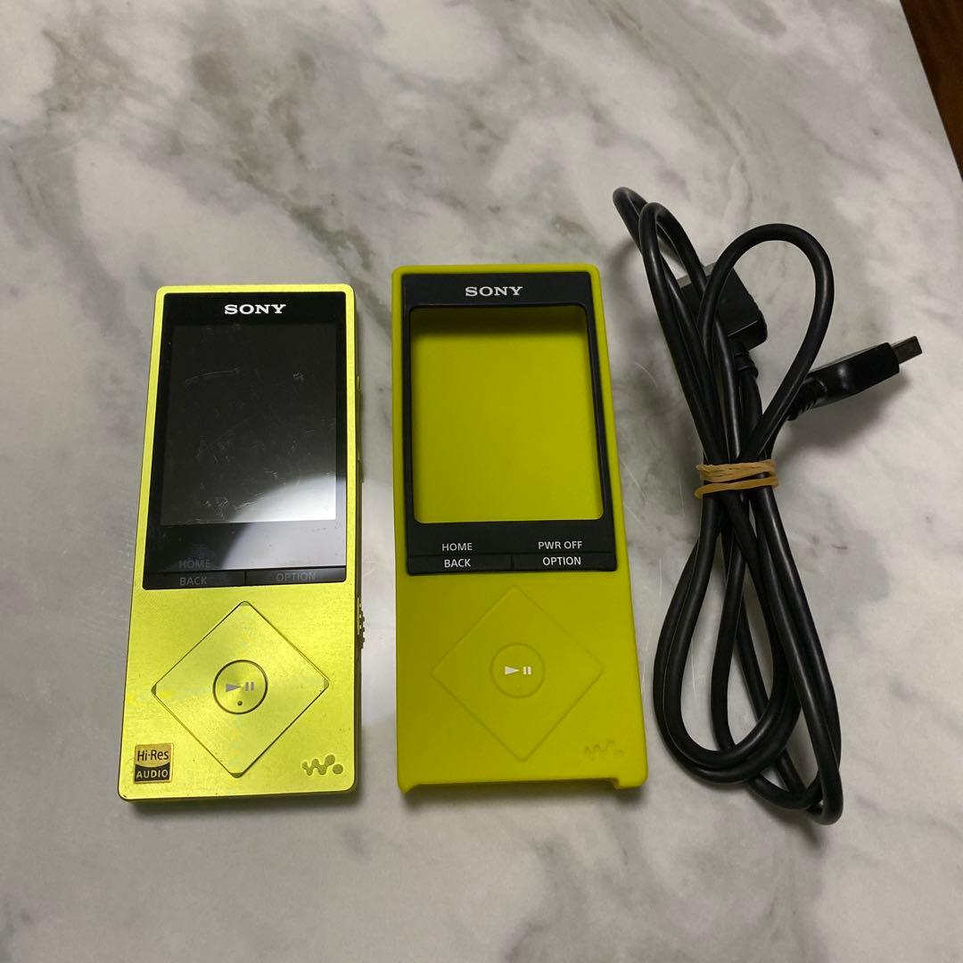 SONY ウォークマン　ライムイエロー