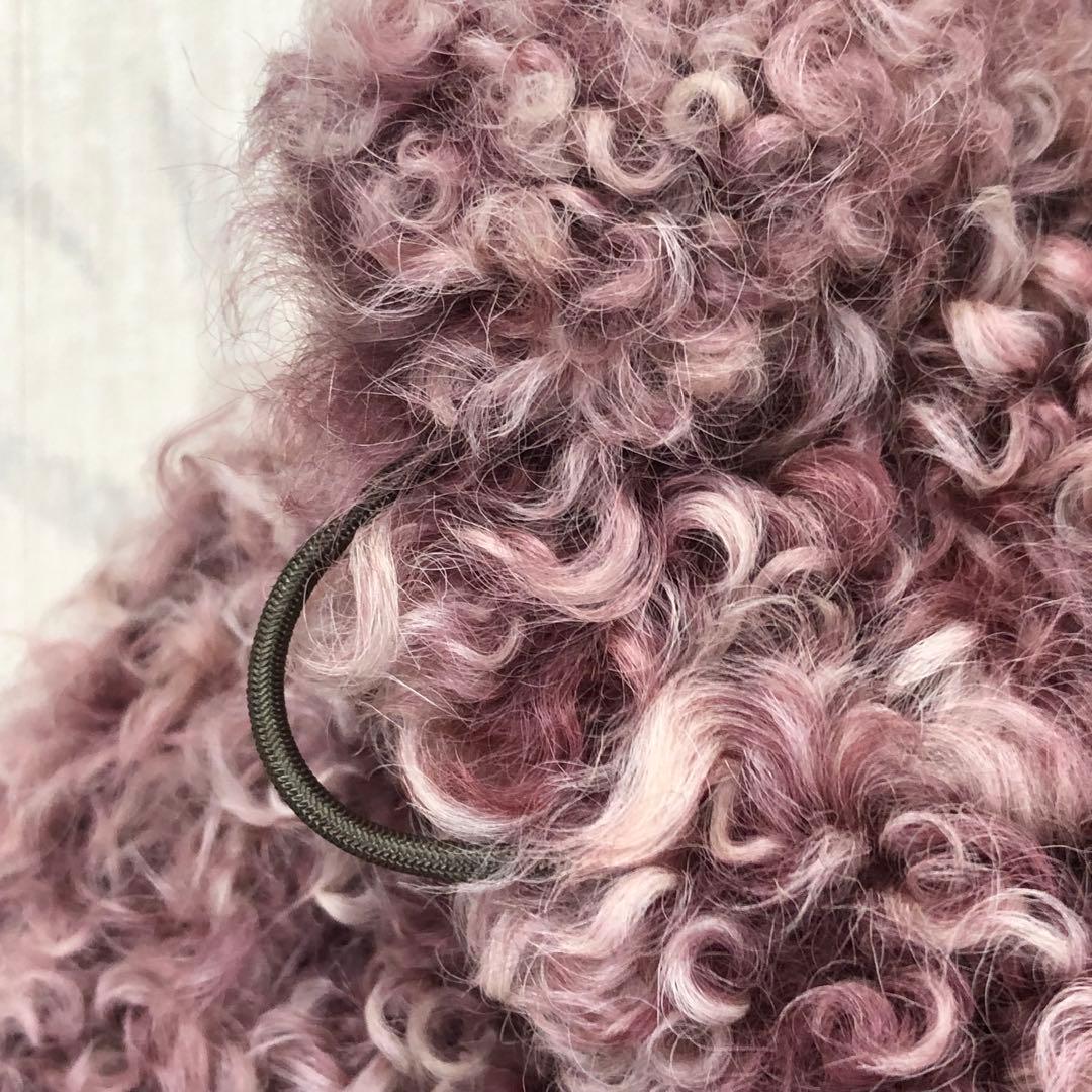 エンバ　EMBAスノーピンク　ファーカルガンプレート　毛皮コート　ピンクミンクR