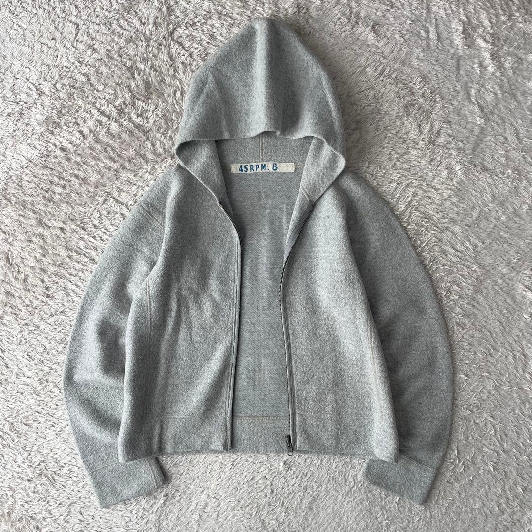 45rpm& ジップパーカー F グレー