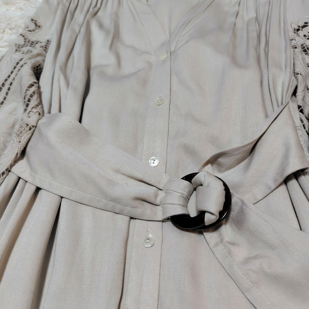 【美品♡人気モデル】グレースコンチネンタル　カットワークティアードワンピース　F