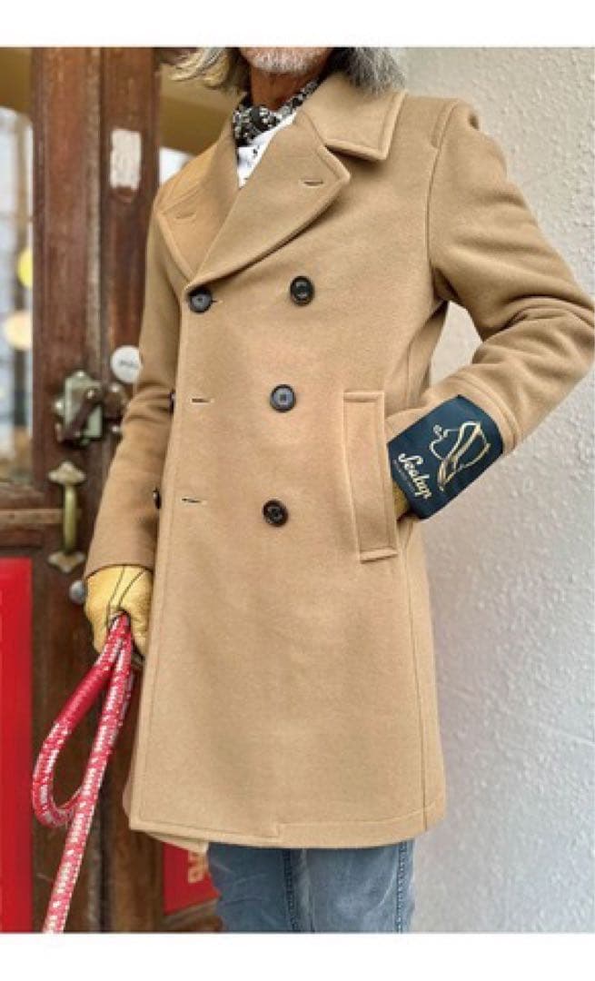 ボーイズマーケット別注Sealup ピーコート 48 ベージュ