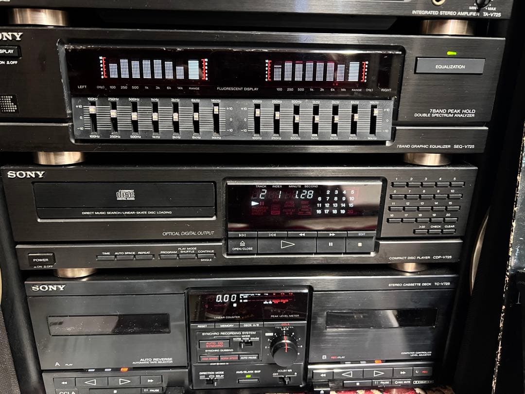 SONYシステムコンポLBT-V725内蔵BT変更可能中古フルセット動作品美品