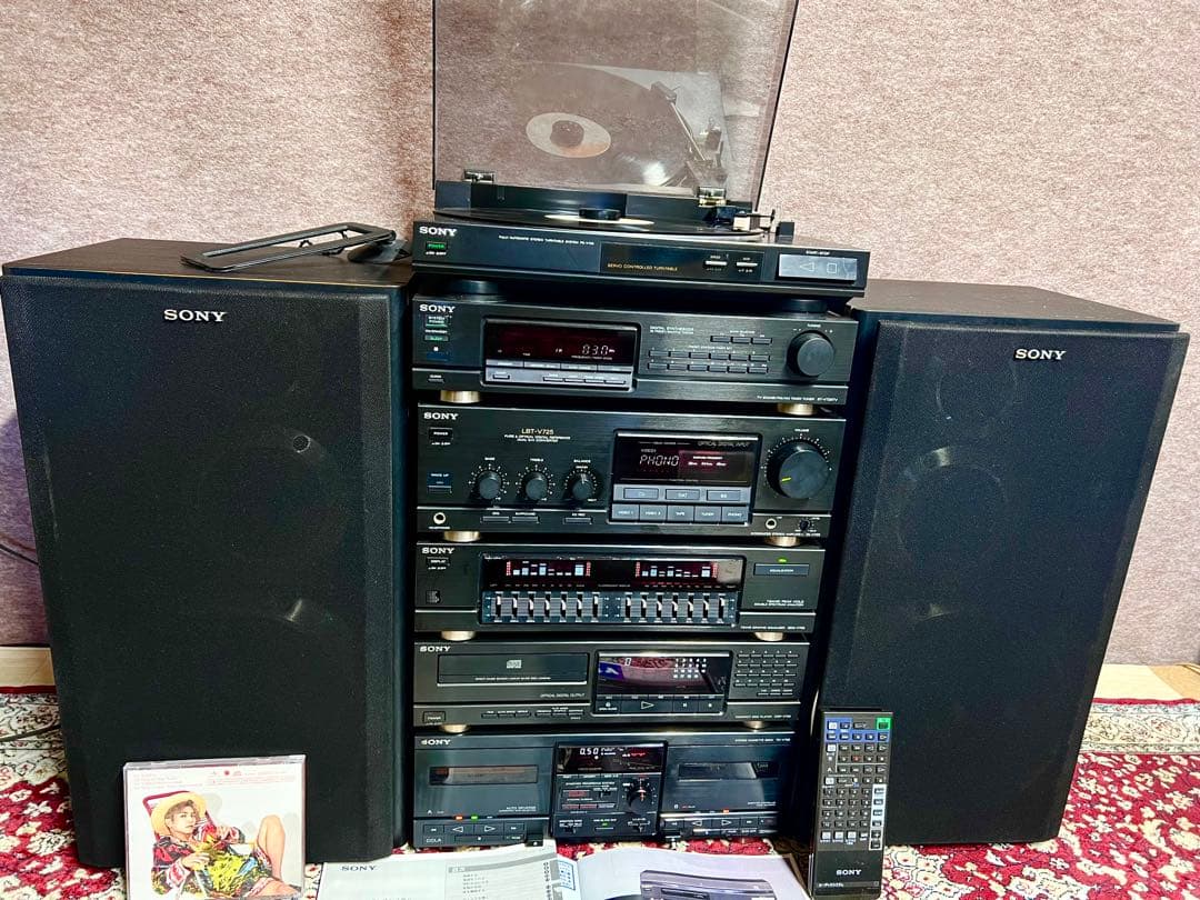 SONYシステムコンポLBT-V725内蔵BT変更可能中古フルセット動作品美品