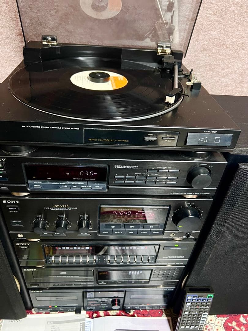 SONYシステムコンポLBT-V725内蔵BT変更可能中古フルセット動作品美品