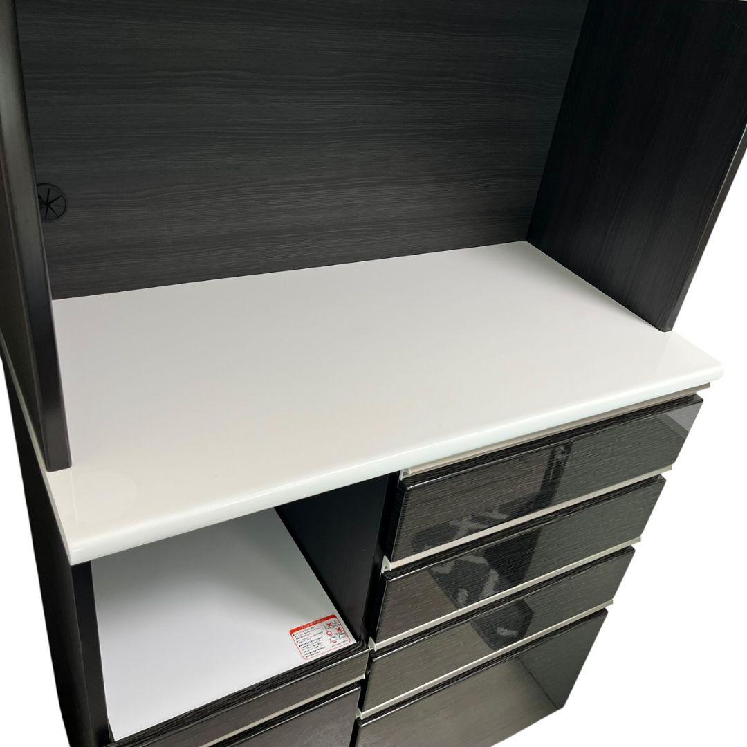 （送料込）ニトリ　キッチンボード(Nポスティア100KB BK）