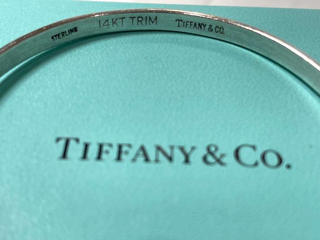 レア　TIFFANY&Co. ティファニー ツイストロープ　フックコンビバングル