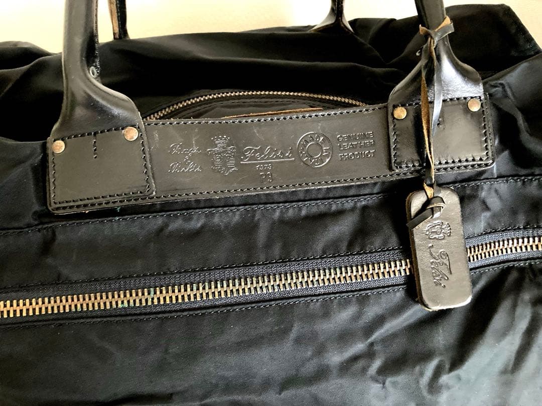 Felisi フェリージ ボストンバッグ ブラック