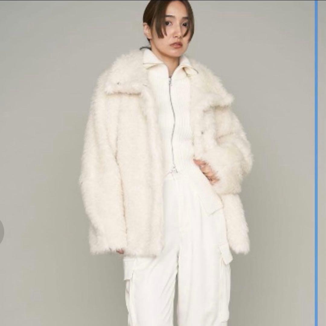 FRAY I.D ECOPELハイネックファーミドルジャケット