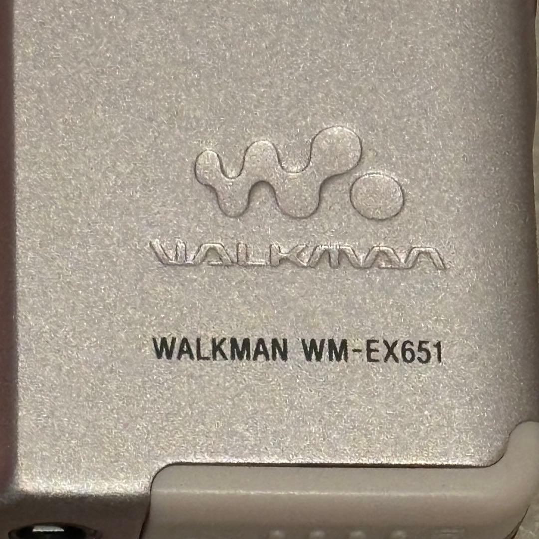 【稀少 】極上美品元箱付属 WM-EX651 色 ピンク ソニー Sony