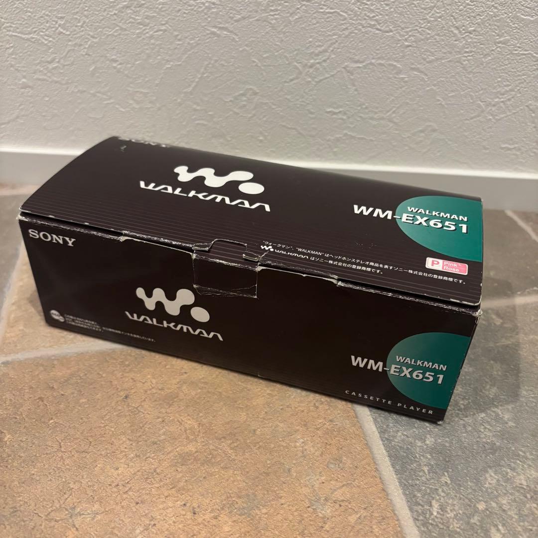 【稀少 】極上美品元箱付属 WM-EX651 色 ピンク ソニー Sony