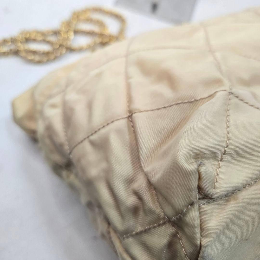 PRADA ダブルチェーンショルダーバッグ キルティング ナイロン