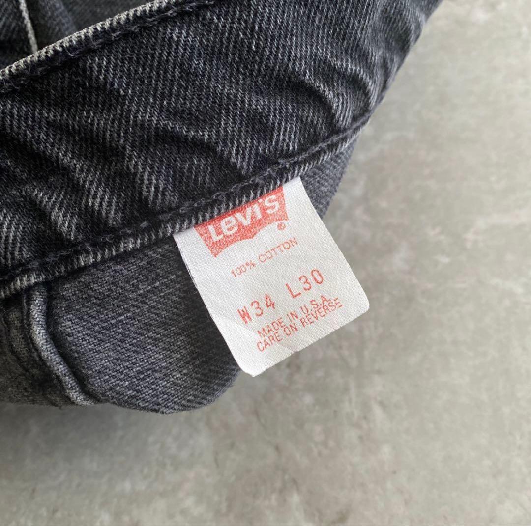 Levis550 1990年 USA製　 ブラックデニム 34×30