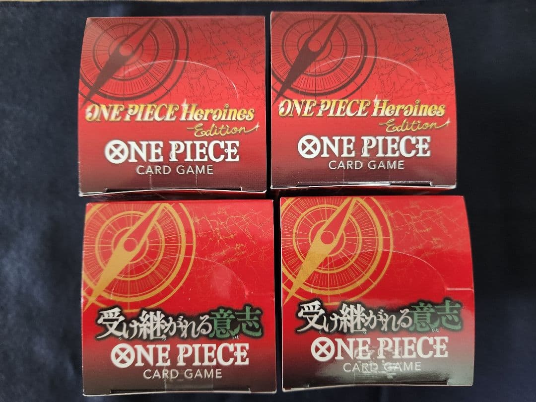 ワンピースカード 受け継がれる意志 ヒロインズエディション　テープ付き　4box