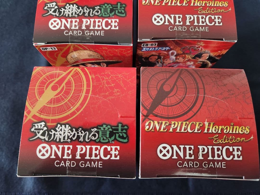 ワンピースカード 受け継がれる意志 ヒロインズエディション　テープ付き　4box