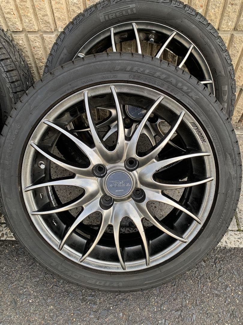 WORK STEEZ 15インチアルミホイール　165/50R15 ワーク