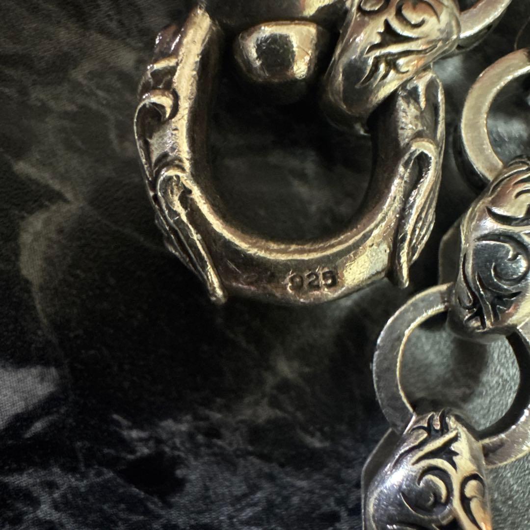 【極美品】シルバー925ウォレットチェーン