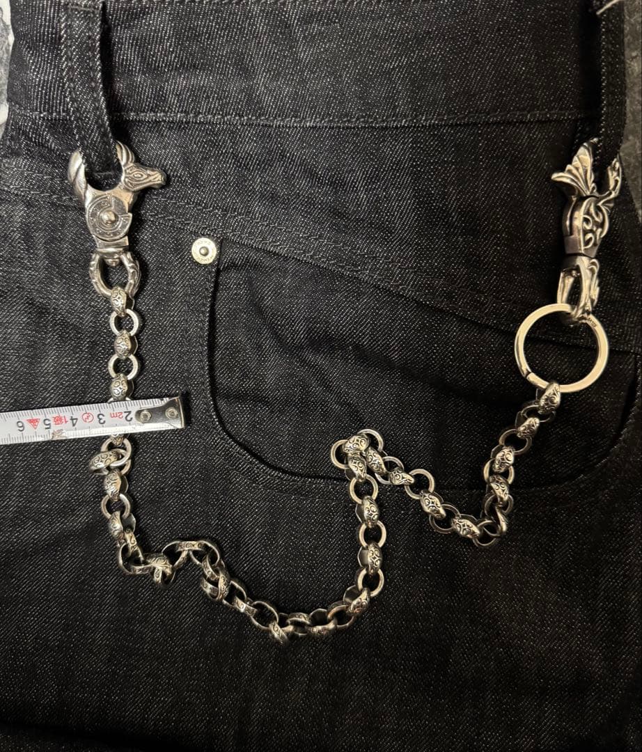 【極美品】シルバー925ウォレットチェーン