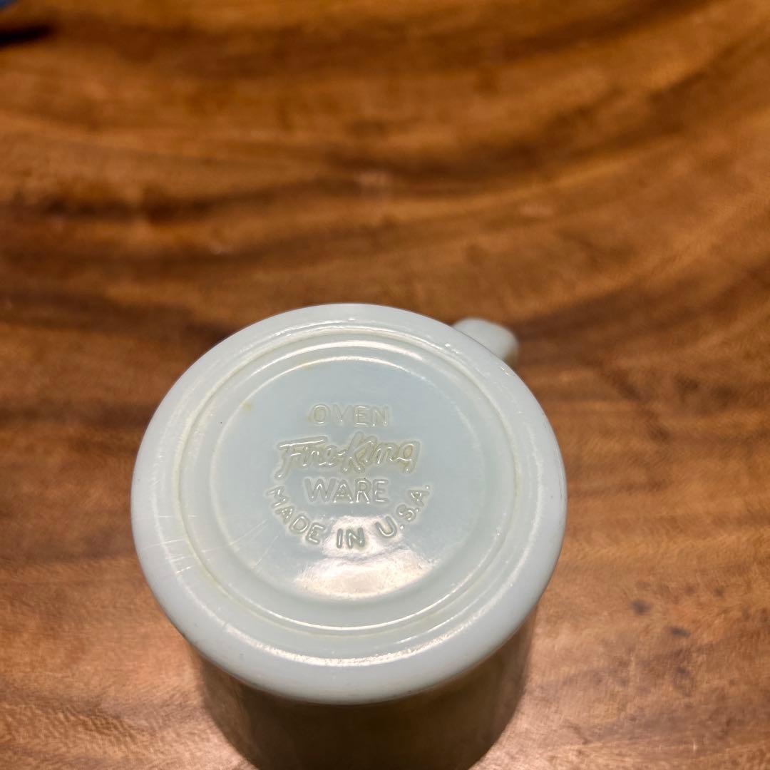 Fire King ファイヤーキング　ターコイズ　Dハンドル　キンバリー