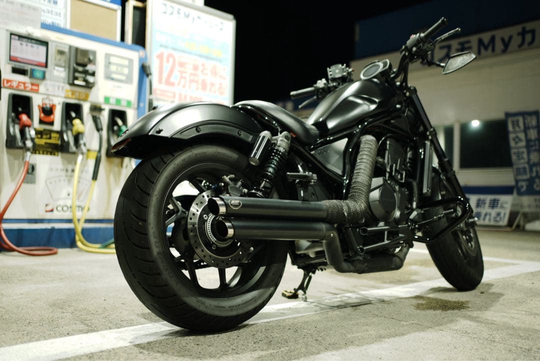 レブル1100 スリップオン 爆音マフラー