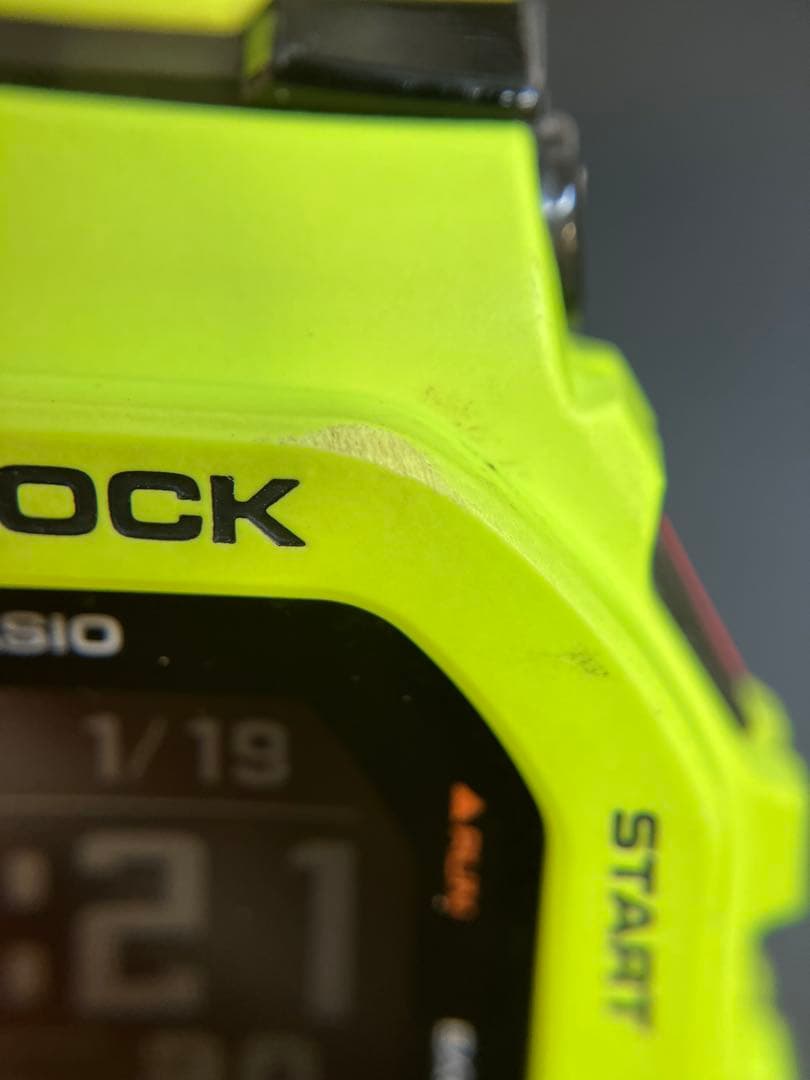 【中古】【稼働品】G-SHOCK GBDー200ー9JF蛍光イエロー