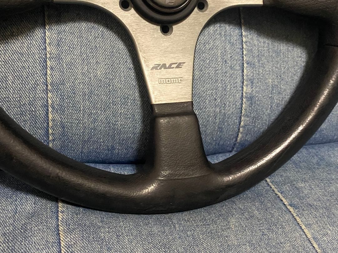 定番　MOMO race ステアリング　35Φ モモステ　ステアリング　走り屋