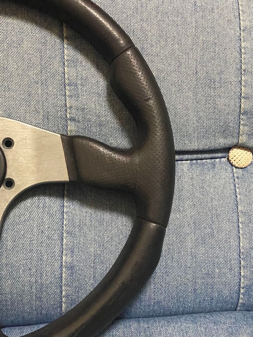 定番　MOMO race ステアリング　35Φ モモステ　ステアリング　走り屋