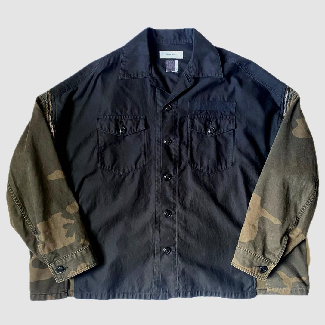 ち*み様 FACETASM ZIPPER ARMY SHIRT JACKET