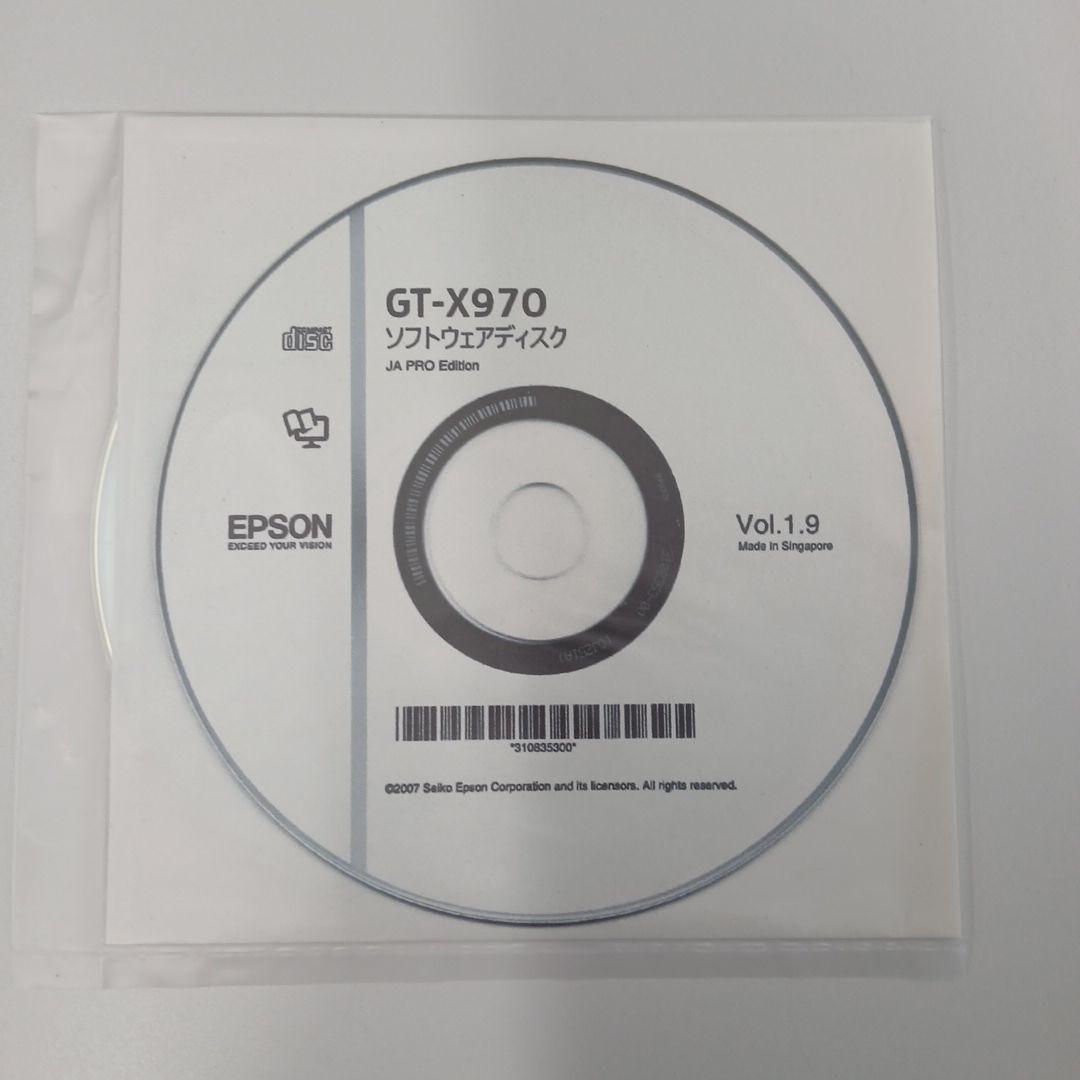 【中古美品】EPSONA4フラットベッドスキャナー GT-X970 CCDセンサ