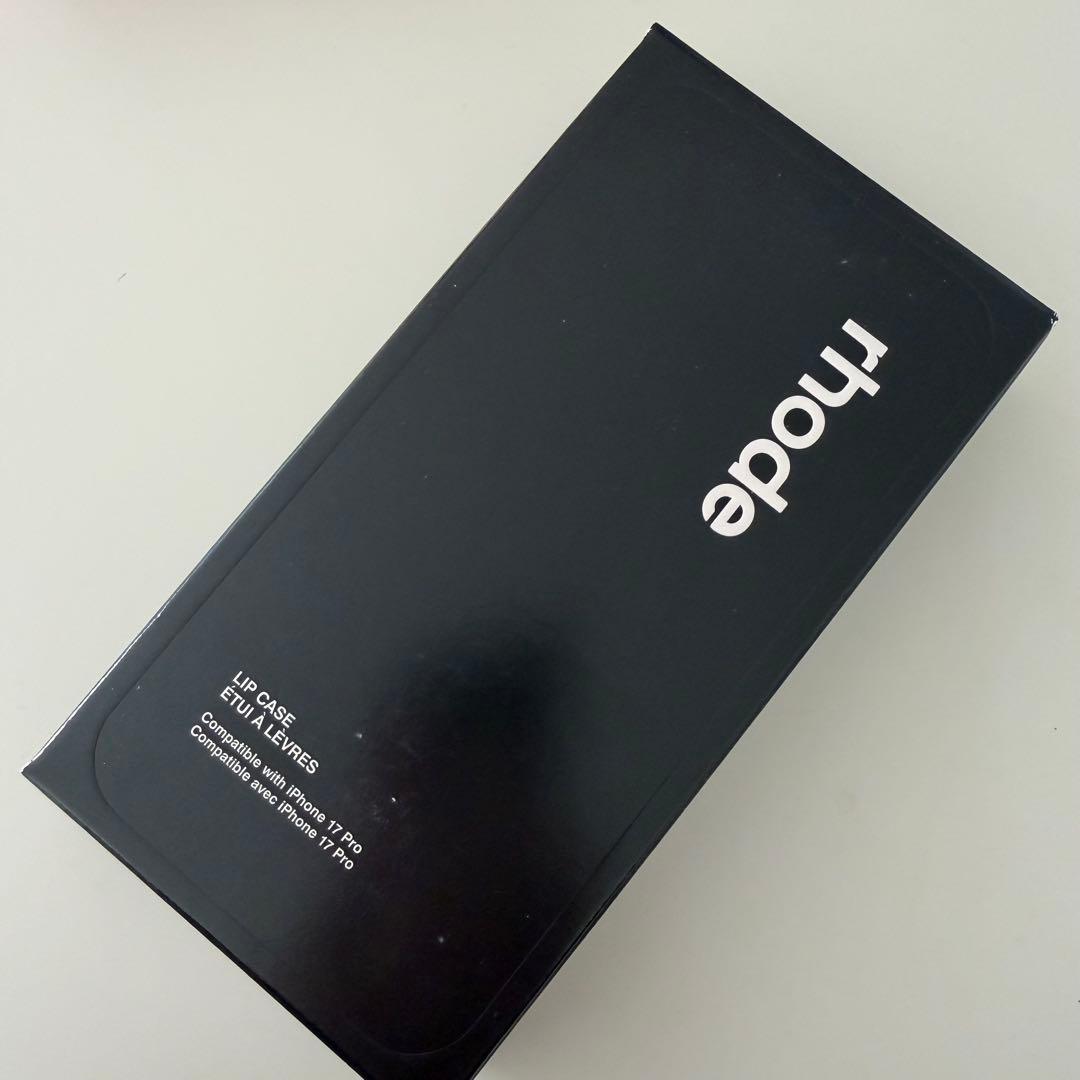 【限定品】 rhode iPhoneケース 17 Pro / Black