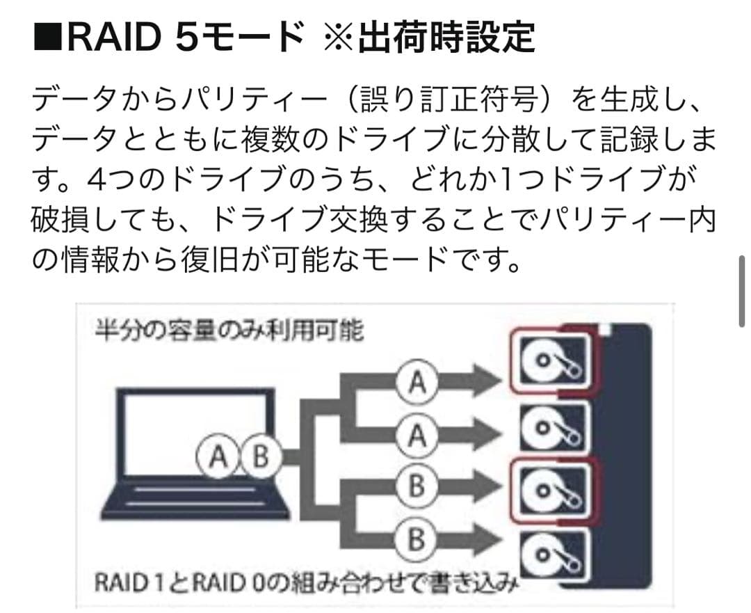 バッファロー 外付ハードディスク 16TB HD-QL16TU3/R5J