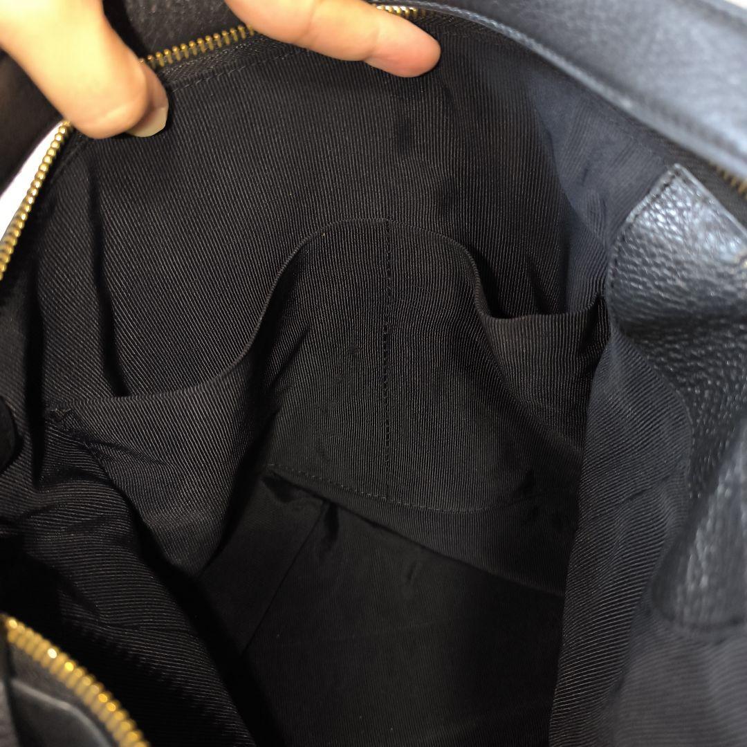 美品！FURLA　フルラ　 黒 レザー ショルダーバッグ