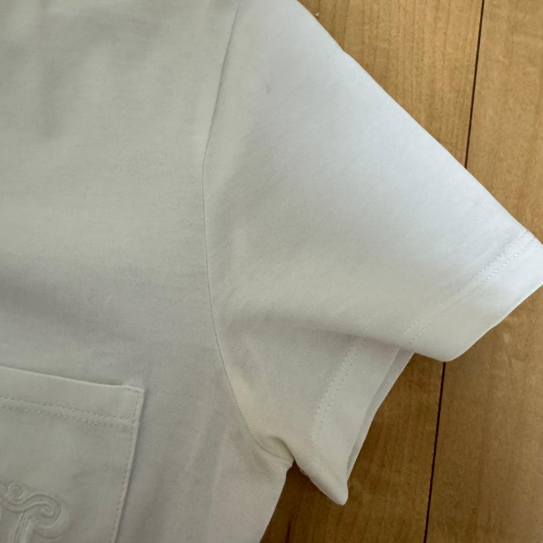 MaxMara Tシャツ ワンポイント 刺繍 ポケット ホワイト トップス