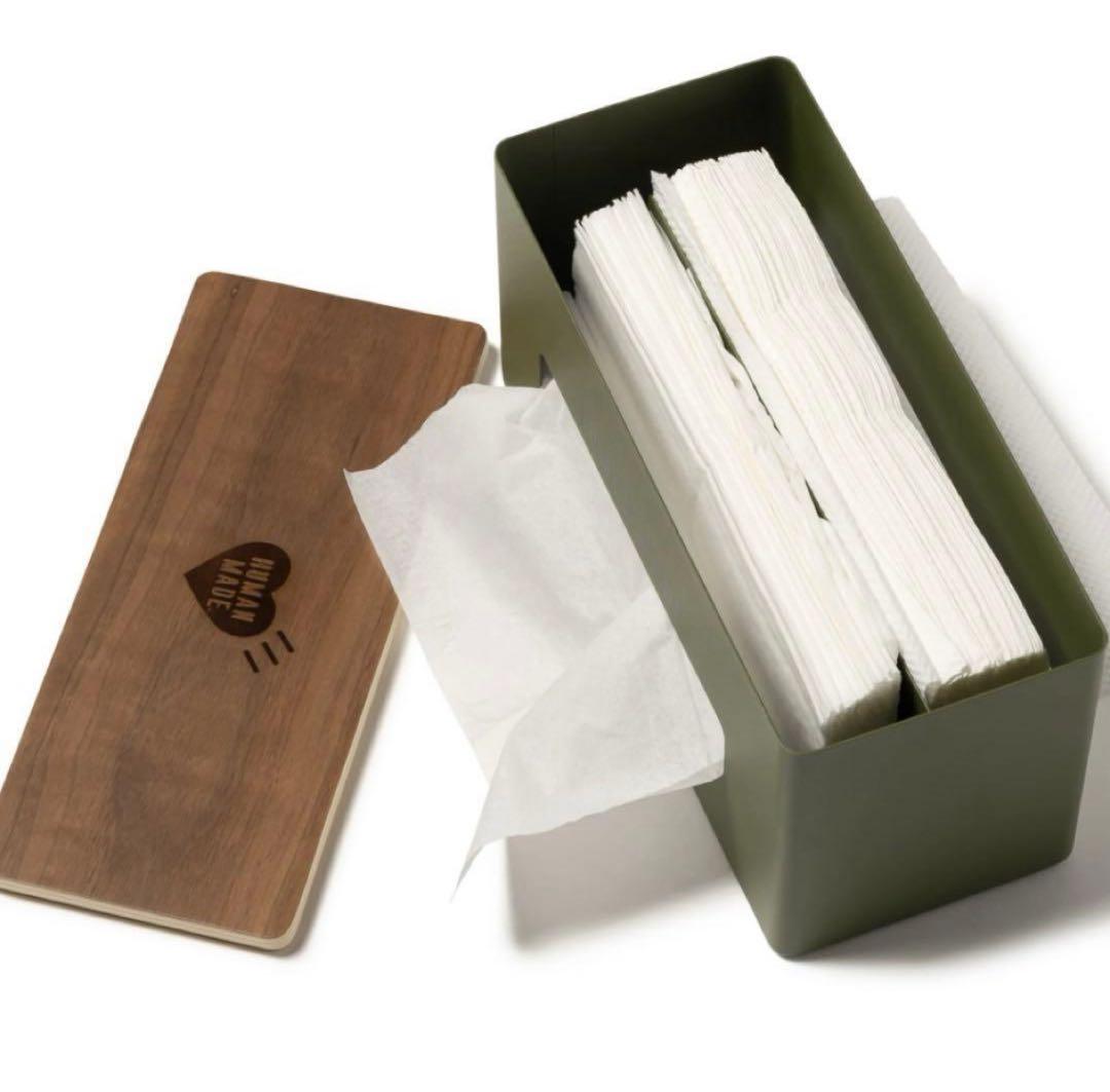 家具・インテリア HUMAN MADE STEEL TISSUE CASE - OLIVEDRAB