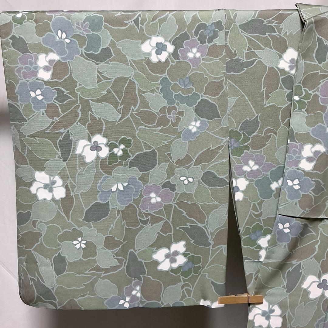 ※b208 正絹　袷　小紋　極美品　着物