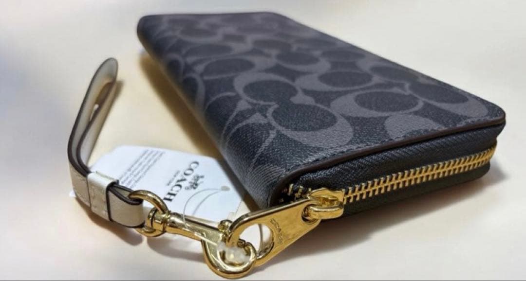 【新品未使用】COACH グレー 長財布