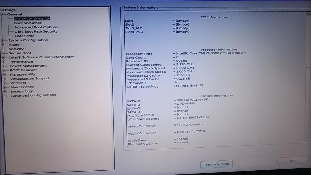 Windowsデスクトップ Dell Optiplex 5060