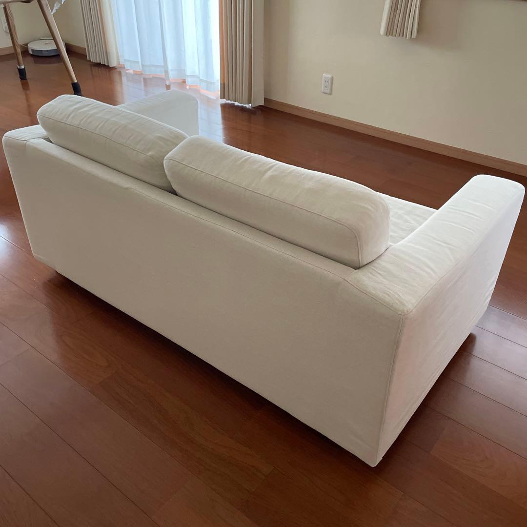 無印良品　2人がけソファ 生成り 取扱説明書付き