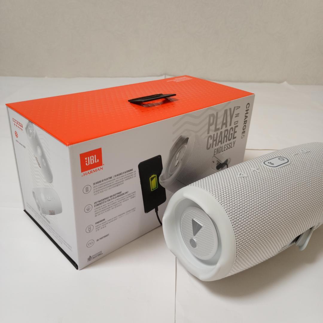 JBL CHARGE5 ホワイト Bluetoothスピーカー