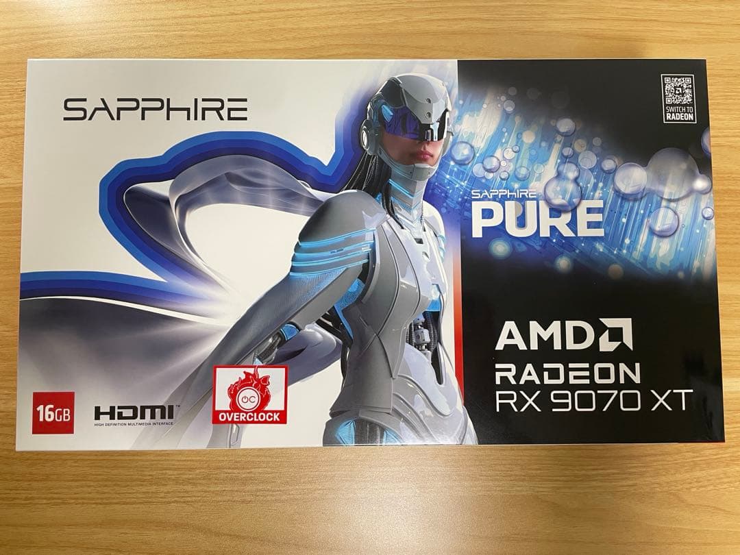 グラフィックボード・グラボ・ビデオカード SAPHIRE Radeon RX 9070XT GAMING OC 16GB