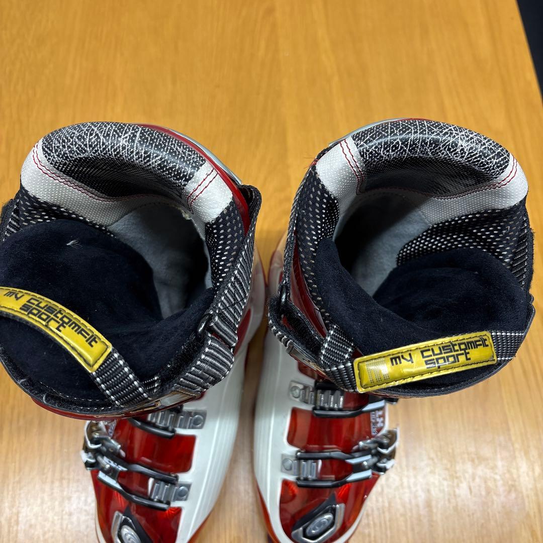 SALOMON FALCON XT CS スキー用ブーツ、レッド/ホワイト