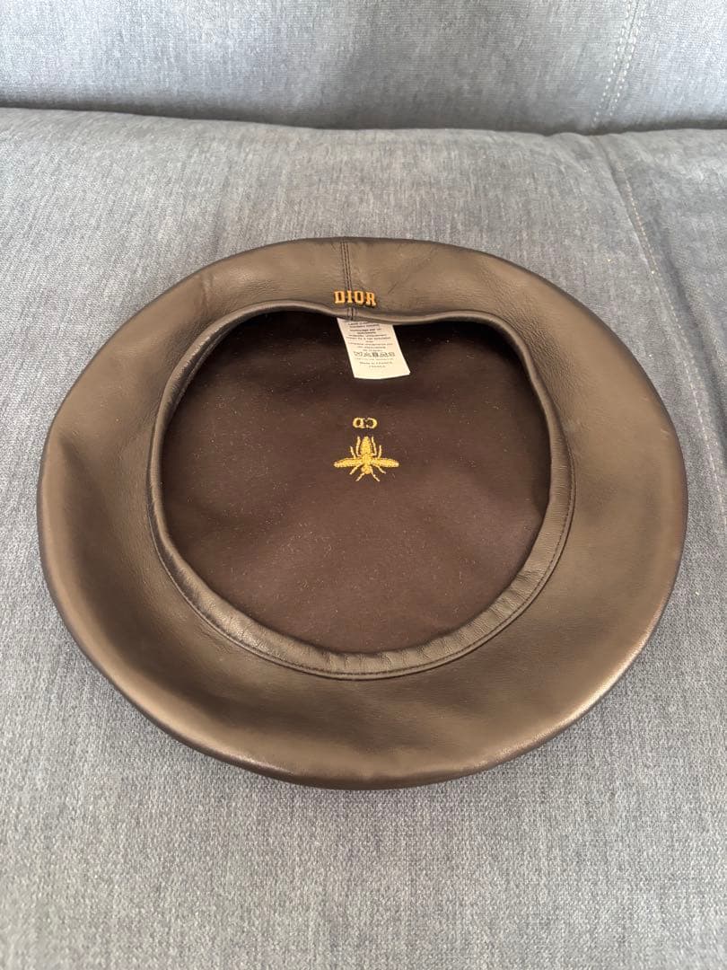 本日限定セールChristian Dior レザーベレー帽