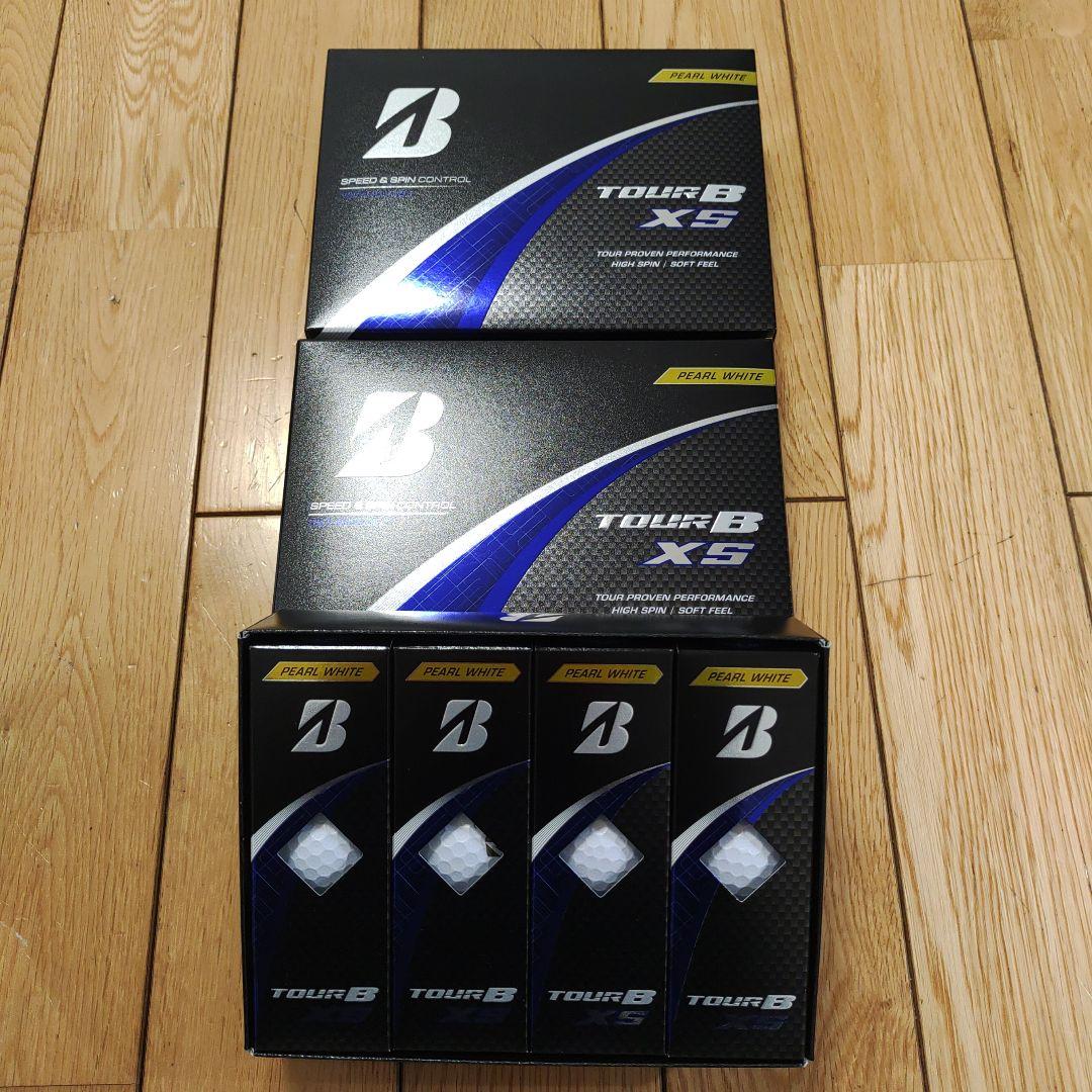 新品・未使用 ブリヂストン ゴルフボール(パールホワイト) TOUR B XS