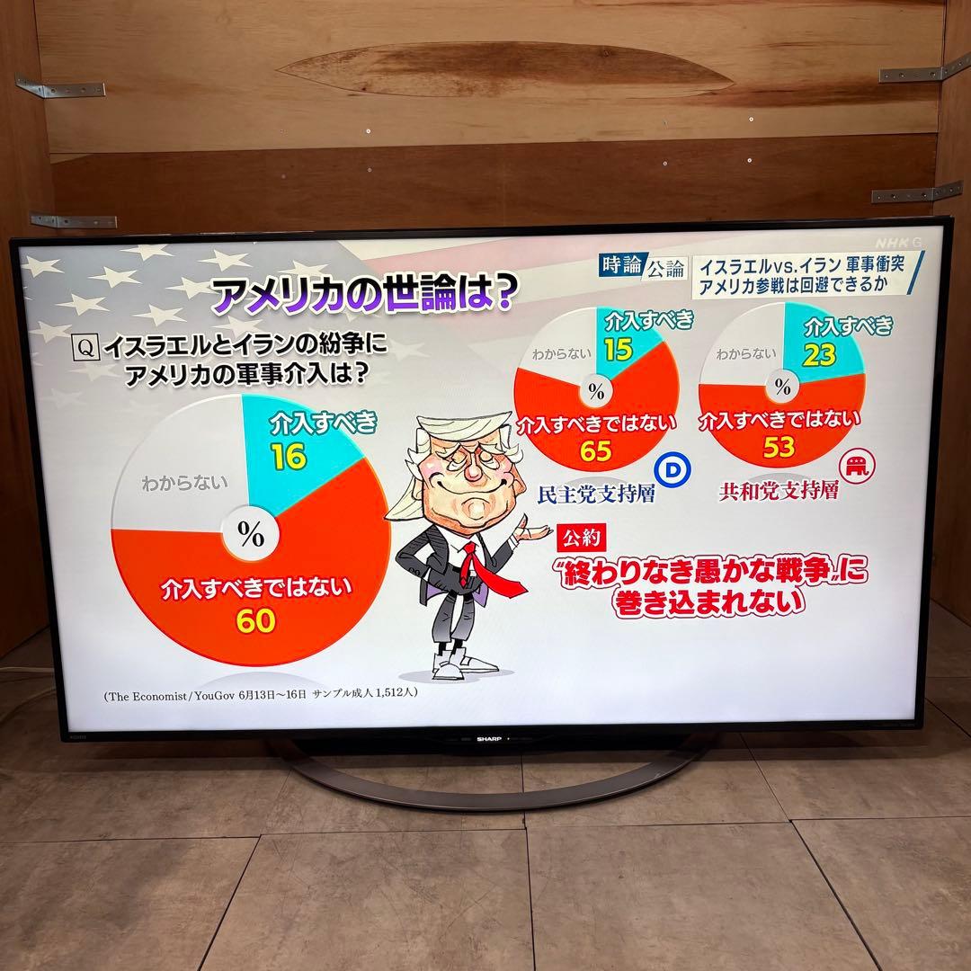 一都三県限定　配送設置無料　4K液晶テレビ　SHARP シャープ　50インチ