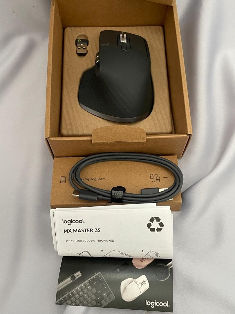 【ほぼ新品】Logicool MX MASTER 3S ワイヤレスマウス＋ケース