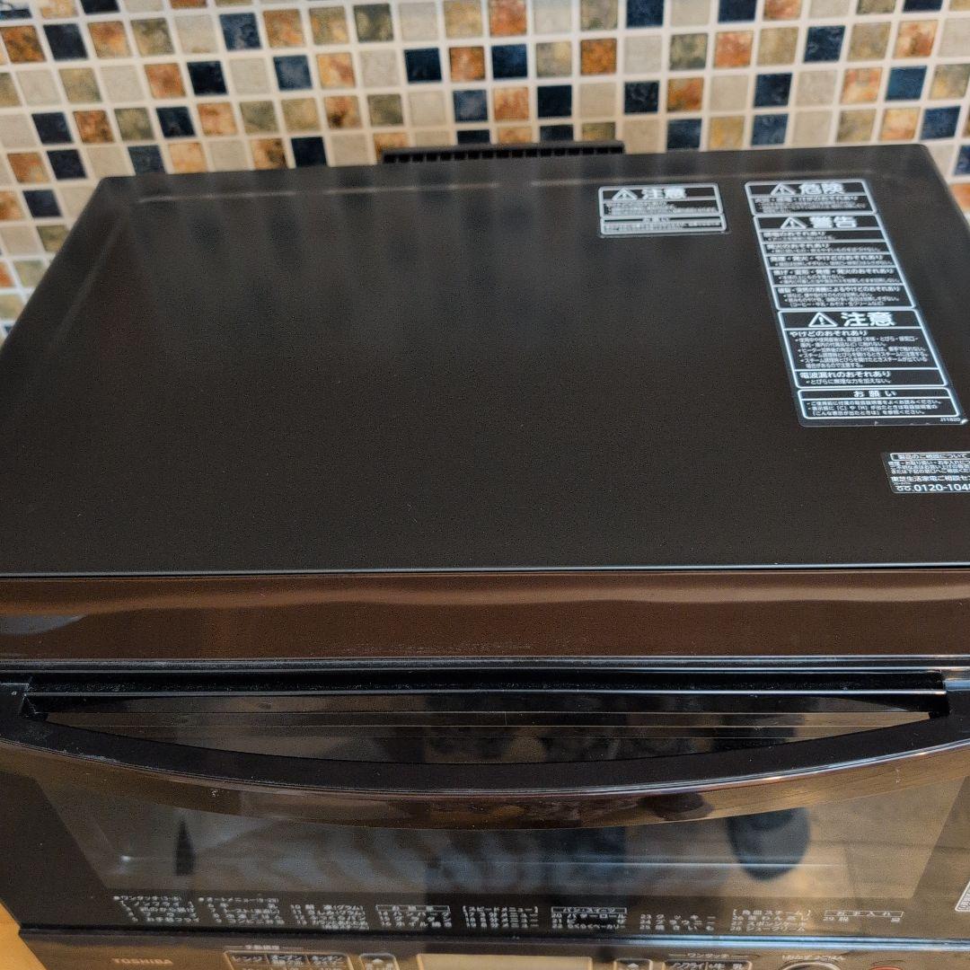 TOSHIBA 電子オーブンレンジ コンパクト 黒