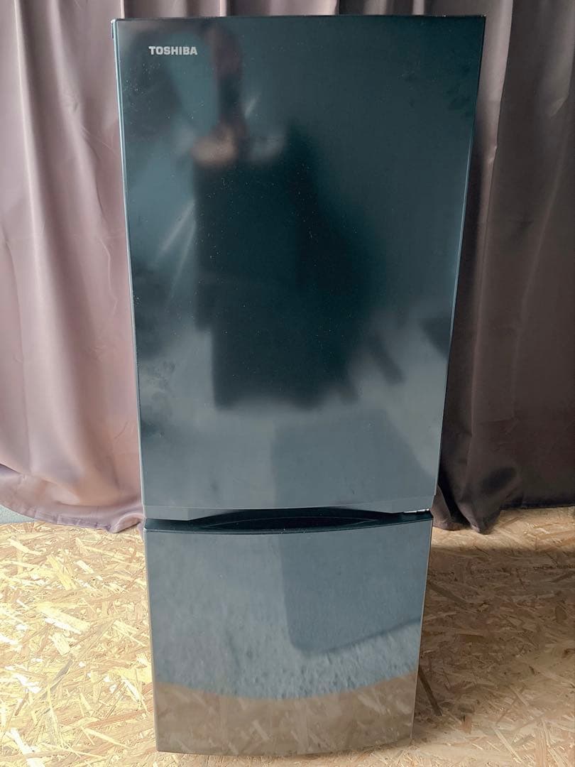 【tkhr3】東芝 2ドア冷蔵庫 GR-W15BZ1(K)