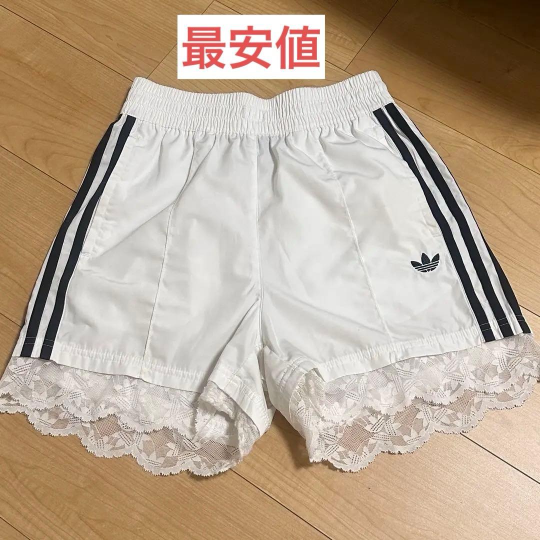 ZOZO限定adidas originalsレーストリムショートパンツ　ジャージ
